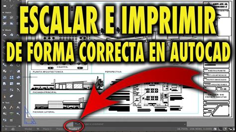 ESCALAR E IMPRIMIR De Forma Correcta En AutoCAD YouTube