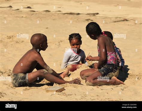 African Kids Playing