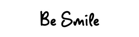 Be Smile Font FFonts Net