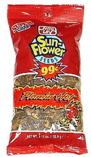 Frito Lay Flamin Hot Sunflower Seeds 5 5 Oz Nutrition Information Innit