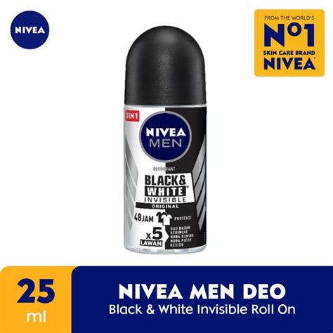 Promo Nivea Men Deo Black White Invisible Roll On Ml Diskon