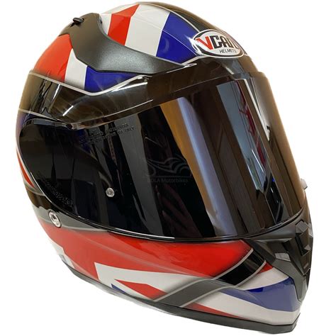 Vcan H128 Union Jack Motorcycle Helmet Bdla Motorbikes