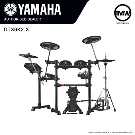 Yamaha Dtx6k2 X Electronic Drum Set Tmw