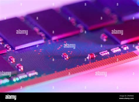 Close Up Of Computer Circuit Board Stock Photo Alamy