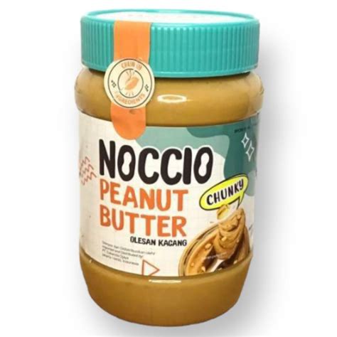 Jual Noccio Peanut Butter Chunky 500gr Selai Kacang Nuccio Creamy 500g