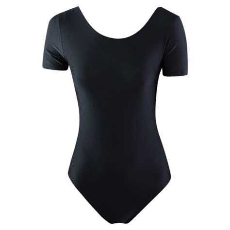 Intermezzo Ladies Ballet Body Leotard With Round Neck And Sleeves