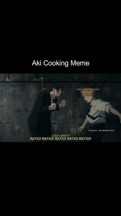 Chainsaw Man Aki Cooking Meme Youtube