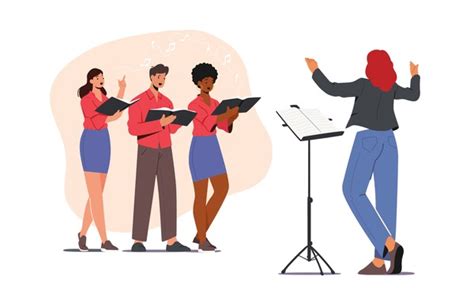 Choir Director Cartoon