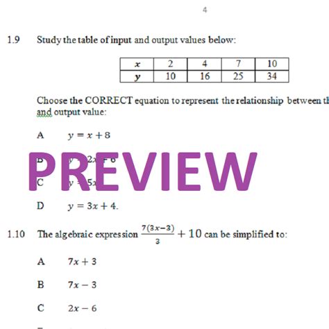 2021 Term 2 Grade 8 Mathematics Control Test • Teacha