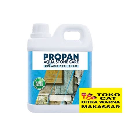 Jual Cat Batu Alam Propan Aqua Stone Care 1 Liter Shopee Indonesia