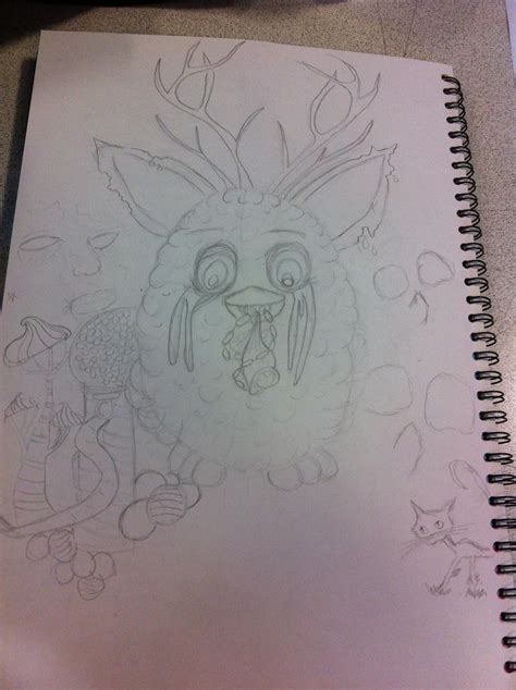 Evil furby sketch by Shandoodles13 on DeviantArt