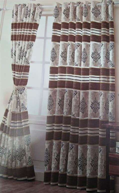 Brown Polyester Printed Door Curtain Size 48 X 72 Inch At Rs 999