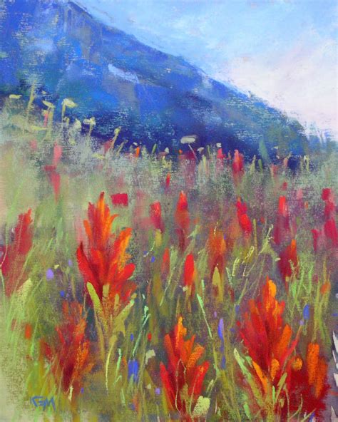 Painting My World: Indian Paintbrush Colorado Wildflower Painting