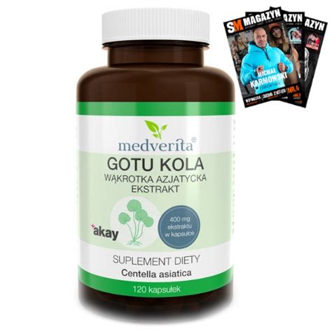 MEDVERITA GOTU KOLA WĄKROTKA AZJATYCKA 120kaps 12154312565