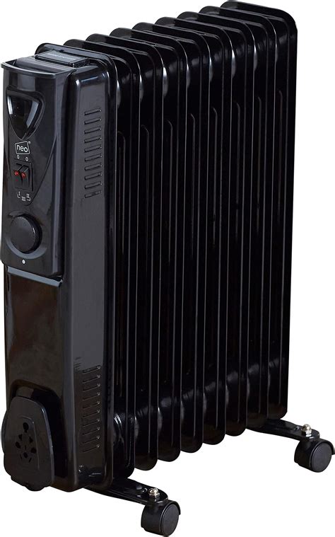 Neo Fin Electric Oil Filled Radiator Portable Heater With Heat