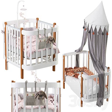 Transforming bed MOMMY LUX happy baby - Bed - 3D Models