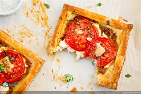 Herbed Goat Cheese And Tomato Tarts Recipe