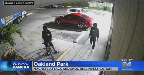 Suspect Sought In Oakland Park Shooting Caught On Surveillance Video