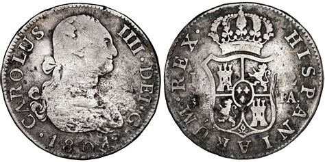 CARLOS IV 2 REALES 1801 MADRID FA Numismática Llamas