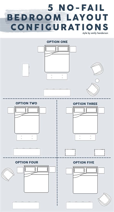 How To Layout A Bedroom For Optimal Rest 5 Ehd Tested Layouts Help Jess Choose Hers Devotee