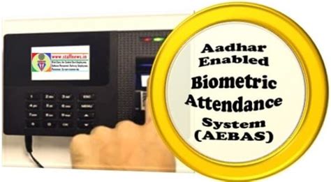 Aadhar Enable Biometric Attendance System Aebas Dopt Om Dt