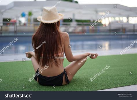 Beautiful Sexy Woman Black Bikini Portrait Stock Photo Shutterstock