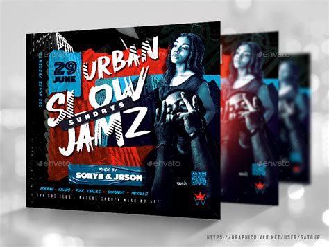 Urban Party Flyer Template Psd Print Templates Graphicriver