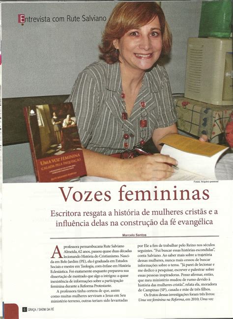 Entrevista Vozes Femininas Escritora Resgata A Hist Ria Das Mulheres