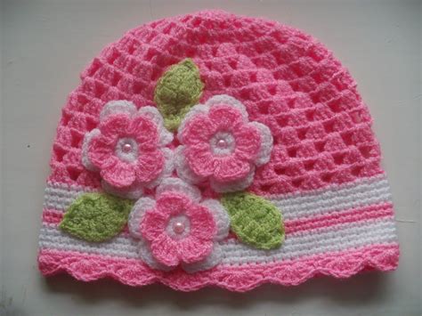 Gorro Tejidos A Crochet Para Bebe De Verano Gorros Tejidos A Ganchillo