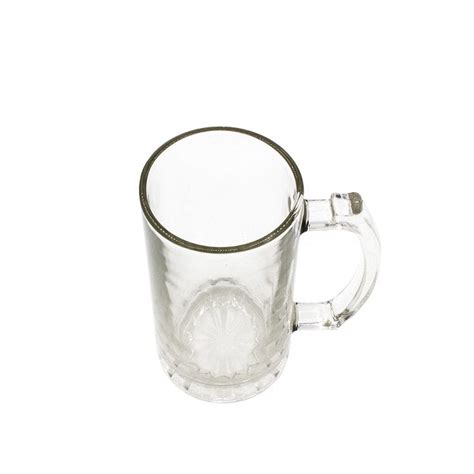 Beer Glass Mug 16oz Clear Beer Stein Heat Press Transfer Printing