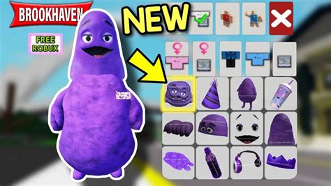 HOW TO TURN INTO GRIMACE USING ID CODES IN BROOKHAVEN RP ROBLOX