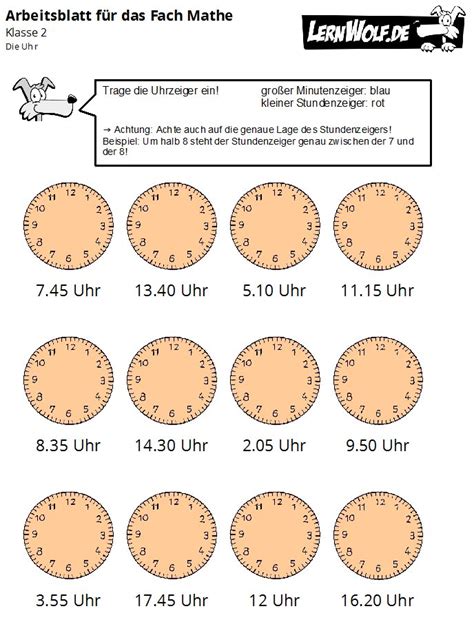 Übungen Mathe Klasse 2 Kostenlos Zum Download Lernwolf De