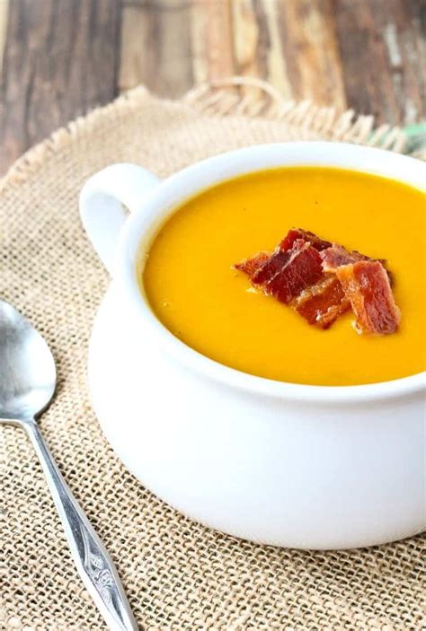 Butternut Squash Soup With Bacon Recipe Rachel Cooks