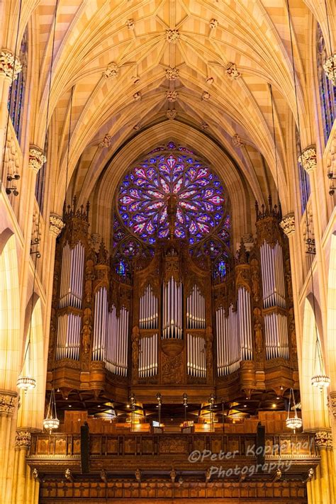 Impresión Del órgano De La Catedral De San Patricio Fotografía