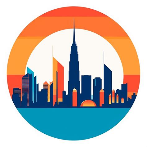 Premium Photo Logo Ciudad Generado Por Ia