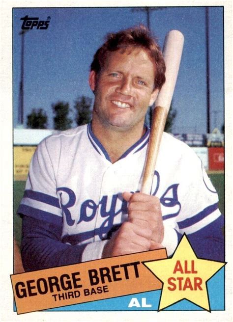 Topps George Brett All Star Kansas City Royals Ebay