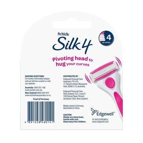 Buy Schick Silk4 Women's Blade 4 Pack Online at Chemist Warehouse®