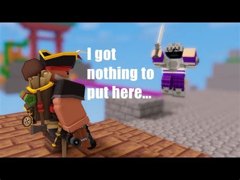 Roblox Bedwars Using Pirate Davey Normal Edition Youtube