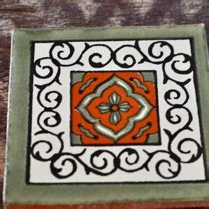 Mexican Talavera Tiles Handmade Hand Painted X Etsy