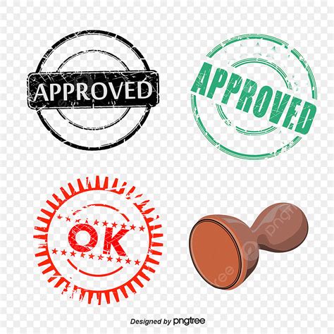 Aprobado Ok Sello Png Aprobado Ok Sello Png Y Psd Para Descargar