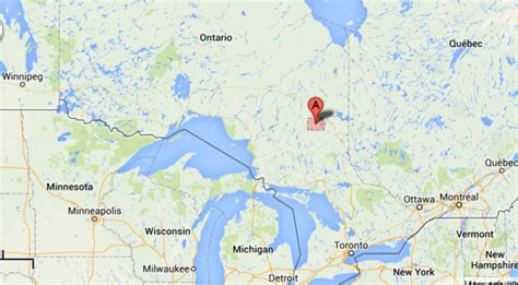 Timmins-Ontario-Canada-Map - Swagit Productions LLC