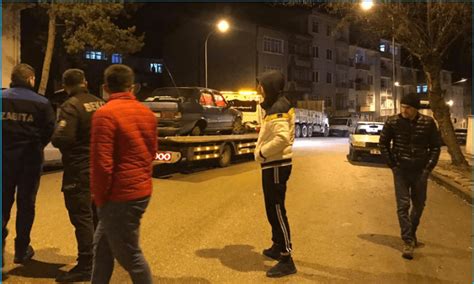 Taşköprü de Maddi Hasarlı Trafik Kazası Meydana Geldi