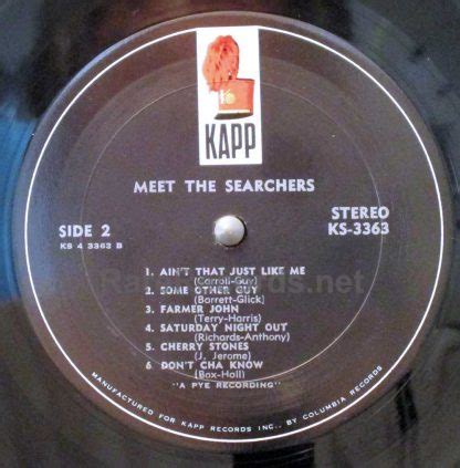 Searchers – Meet the Searchers original U.S. stereo LP