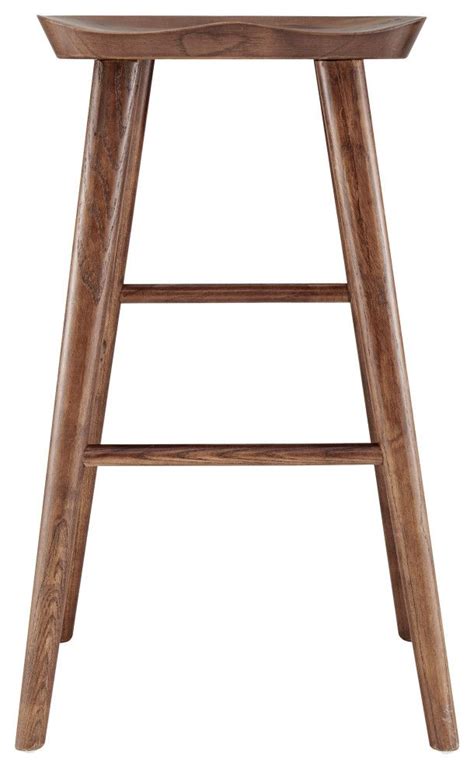 Vieno Bar Stool, Natural Set of 1, Counter - Midcentury - Bar Stools