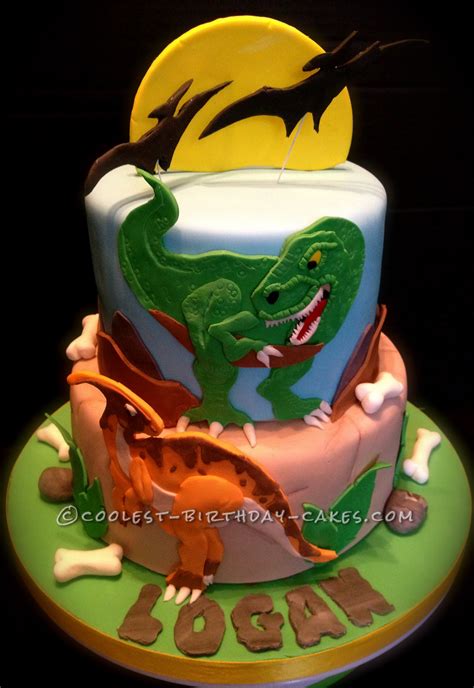 Coolest Dino Mite Dinosaur Birthday Cake