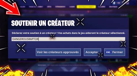 Je Vous Explique Comment Obtenir Un Code Cr Ateur Sur Fortnite Et