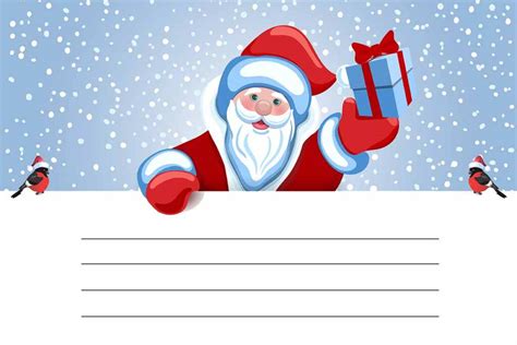 Letterina Di Babbo Natale Carte Da Lettera Da Stampare Gratis E