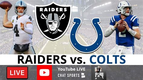 Raiders Vs Colts Live Streaming Scoreboard Free Play By Play