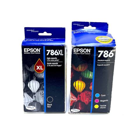 New Sealed Epson Ink Cartridges Color Xl Black Combo