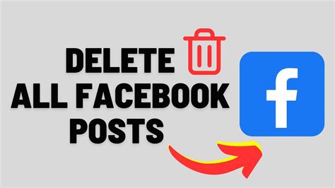 How To Delete All Posts On Facebook Youtube